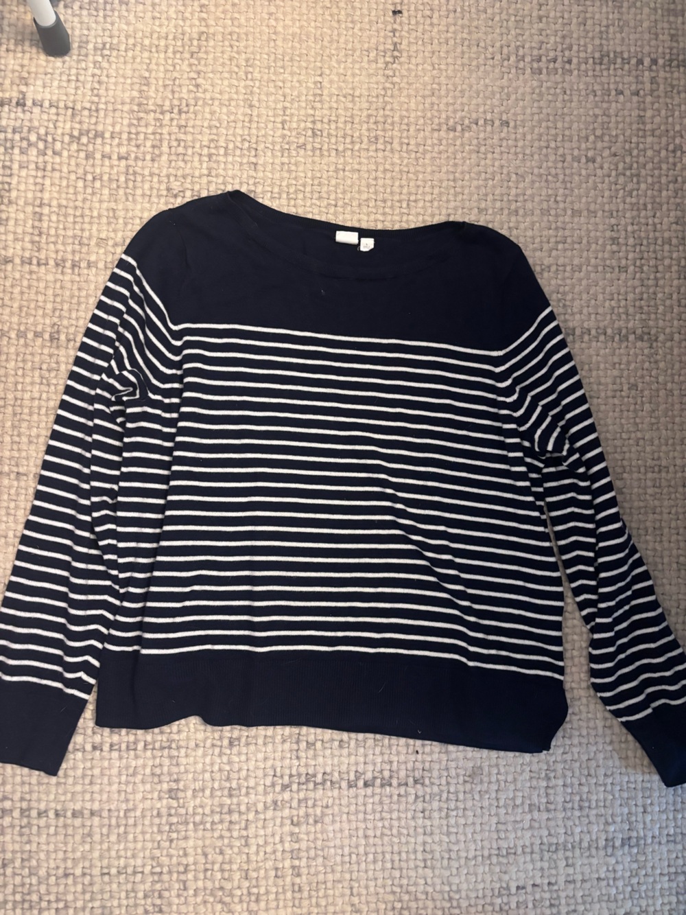 GAP Relaxed Stripe Boatneck Sweater